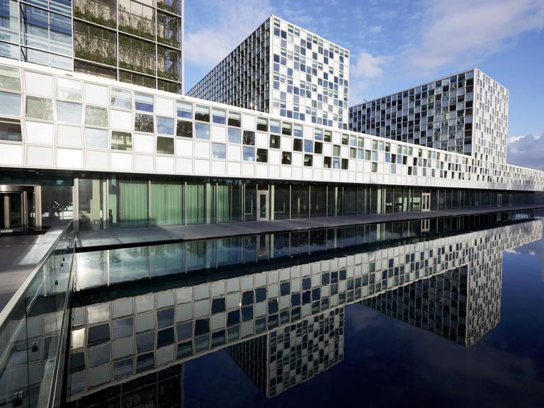 Das Gebäude des Internationalen Strafgerichtshofs in Den Haag