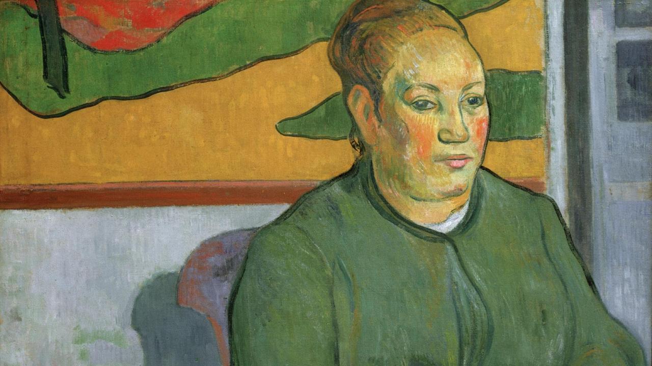 P.Gauguin, Portraet von Madame Roulin Gauguin, Paul 1848-1903. 'Portraet von Madame Roulin', Arles, ende November 1888. Oel auf Leinwand, 48,2 x 62,2 cm. Inv.5:1919 Gabe von Mrs. Mark C.Steinberg, St.Louis, The Saint Louis Art Museum. E: P. Gauguin / Madame Roulin Gauguin, Paul 1848-1903. 'Portrait of Madame Roulin', Arles, end of November 1888. Oil on canvas, 48.2 x 62.2cm. Inv.5:1919 Gift of Mrs. Mark C. Steinberg, St Louis, The Saint Louis Art Museum. | P.Gauguin, Portraet von Madame Roulin Gauguin, Paul 1848-1903. 'Portraet von Madame Roulin', Arles, ende November 1888. Oel auf Leinwand, 48,2 x 62,2 cm. Inv.5:1919 Gabe von Mrs. Mark C.Steinberg, St.Louis, The Saint Louis Art Museum. E: P. Gauguin / Madame Roulin Gauguin, Paul 1848-1903. 'Portrait of Madame Roulin', Arles, end of November 1888. Oil on canvas, 48.2 x 62.2cm. Inv.5:1919 Gift of Mrs. Mark C. Steinberg, St Louis, The Saint Louis Art Museum. |