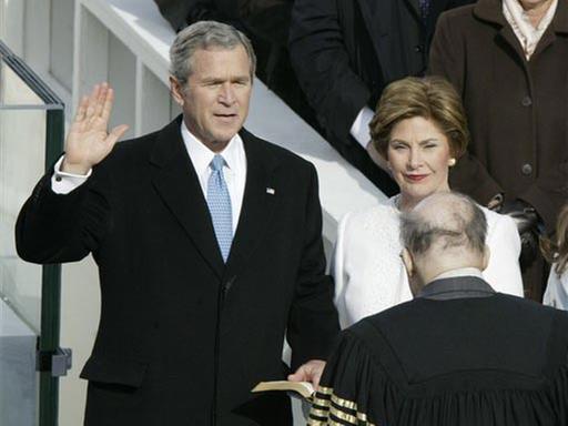 George W. Bush wird vereidigt