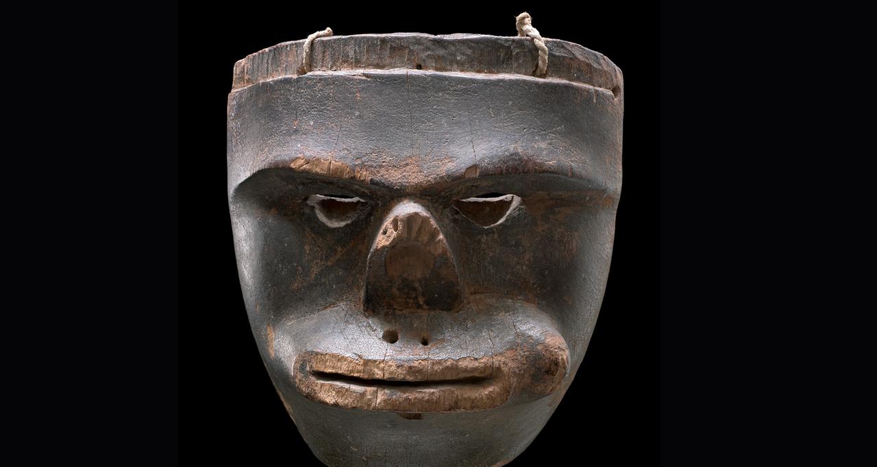 "Mama Uiakai", die Sonnen-Maske aus Noavacha in Kolumbien.