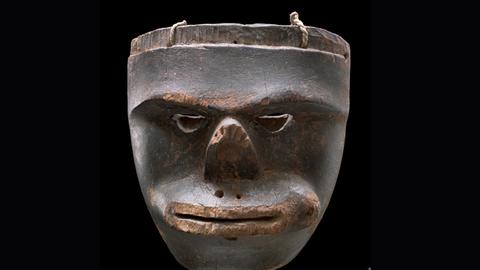 "Mama Uiakai", die Sonnen-Maske aus Noavacha in Kolumbien.