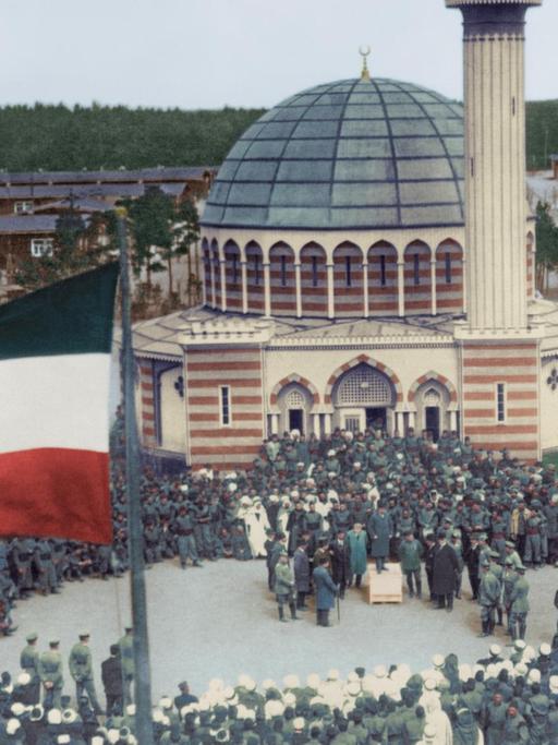Moschee im Gefangenenlager für mohammedanische Soldaten in Wünsdorf-Zossen bei Berlin
