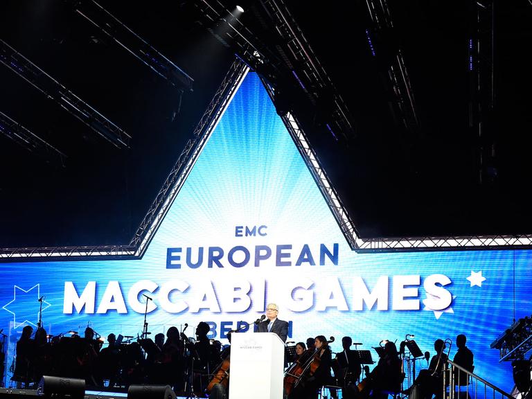 Bundespräsident Joachim Gauck eröffnet die 14. Europäischen Makkabi Spiele in Berlin.
