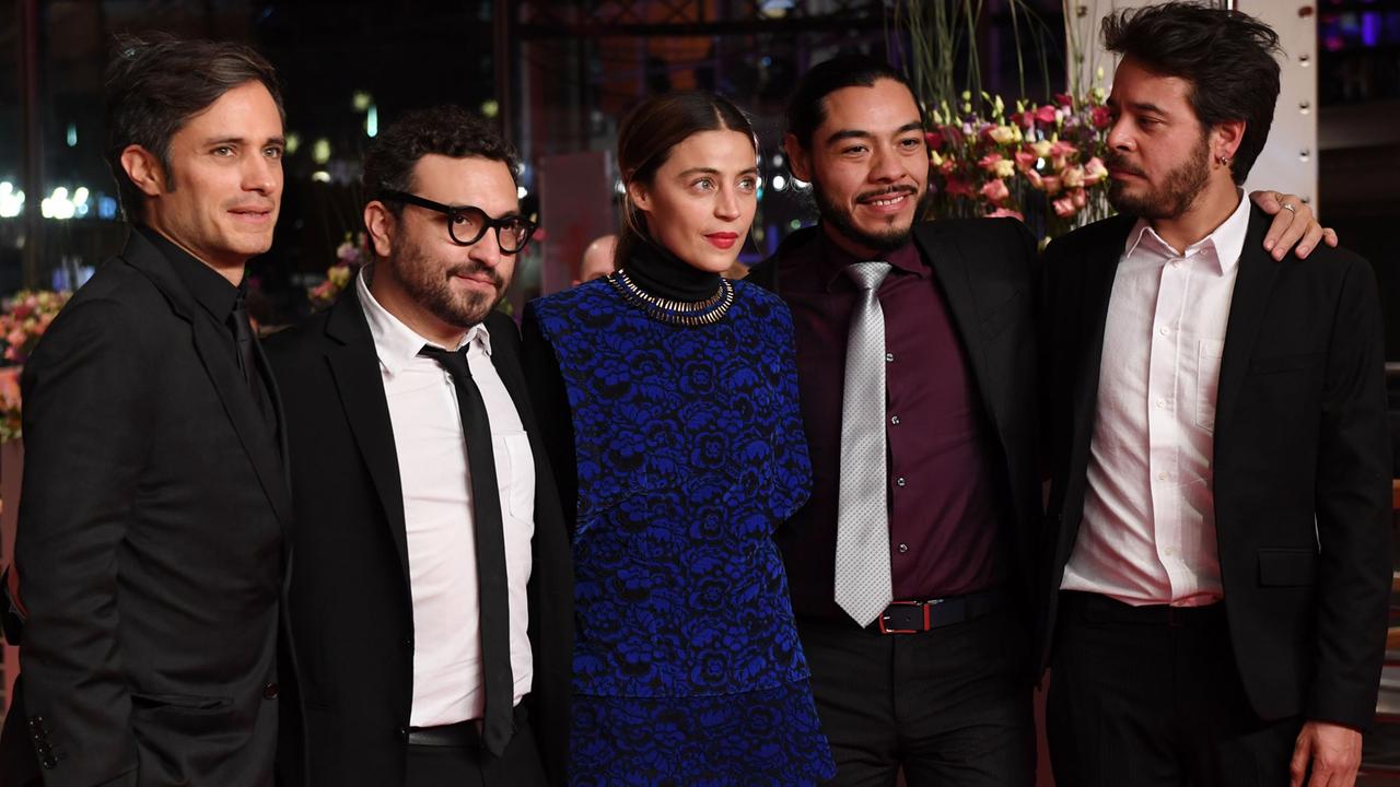 Gael Garcia Bernal (l), Bernardo Velasco, Ilse Salas, Alonso Ruizpalacios und Leonardo Gael Garcia Bernal (l), Bernardo Velasco, Ilse Salas, Alonso Ruizpalacios und Leonardo