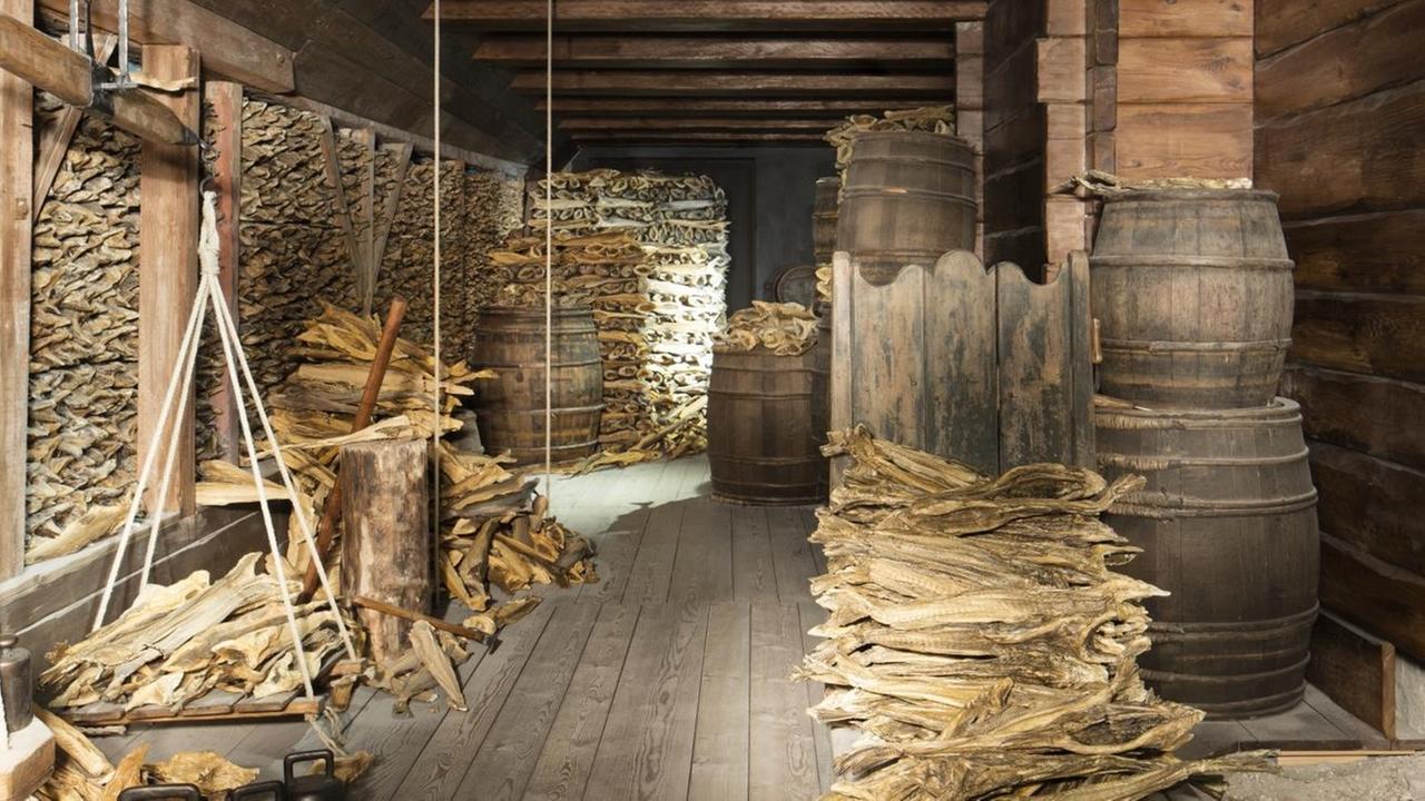 Europäisches Hansemuseum Lübeck:
Raum: Kontor Bergen Europäisches Hansemuseum Lübeck:
Raum: Kontor Bergen