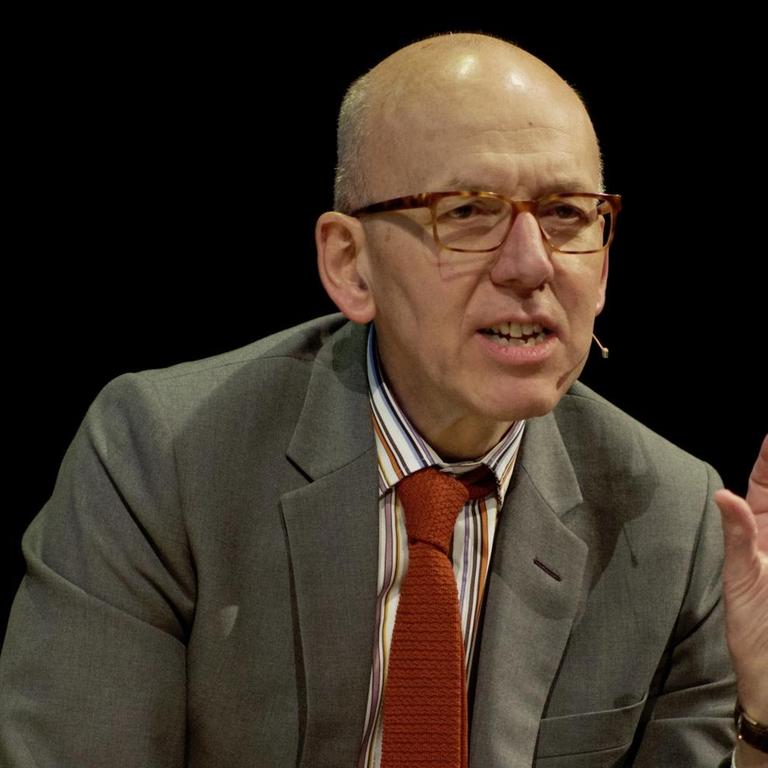 Der Soziologe Heinz Bude bei einer Veranstaltung in Wien