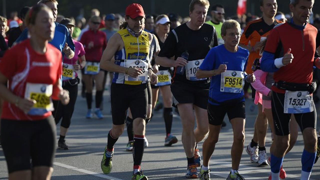 Läufer beim 41. Berlin Marathon am 28. September 2014 Läufer beim 41. Berlin Marathon am 28. September 2014