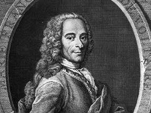 Der französische Philosoph und Aufklärer Voltaire Der französische Philosoph und Aufklärer Voltaire