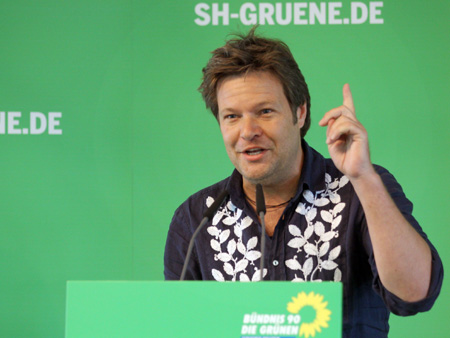 Robert Habeck (Bündnis 90/ Die Grünen), Minister für Energiewende, Umwelt und Landwirtschaft in Schleswig-Holstein Robert Habeck (Bündnis 90/ Die Grünen), Minister für Energiewende, Umwelt und Landwirtschaft in Schleswig-Holstein