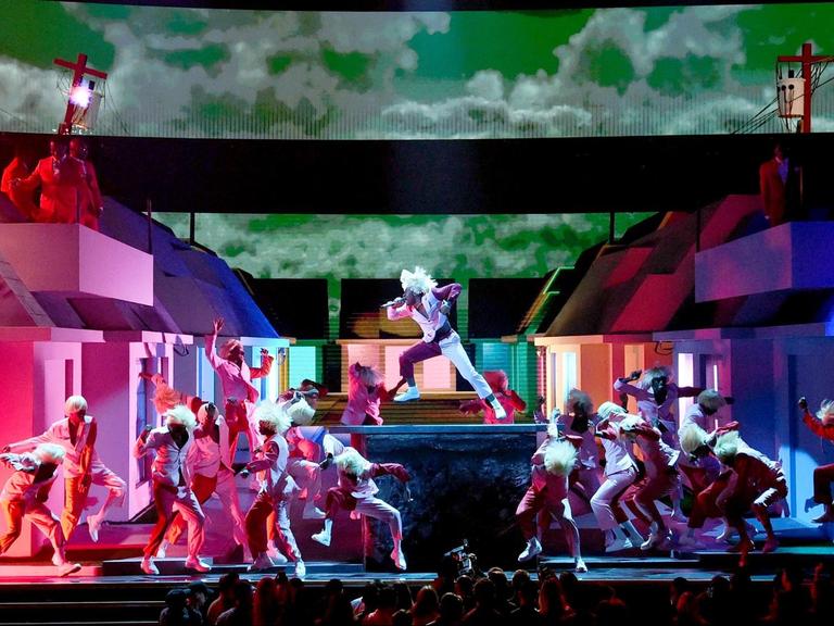 Tyler The Creator performt auf der 62. Verleihung der Grammy Awards.