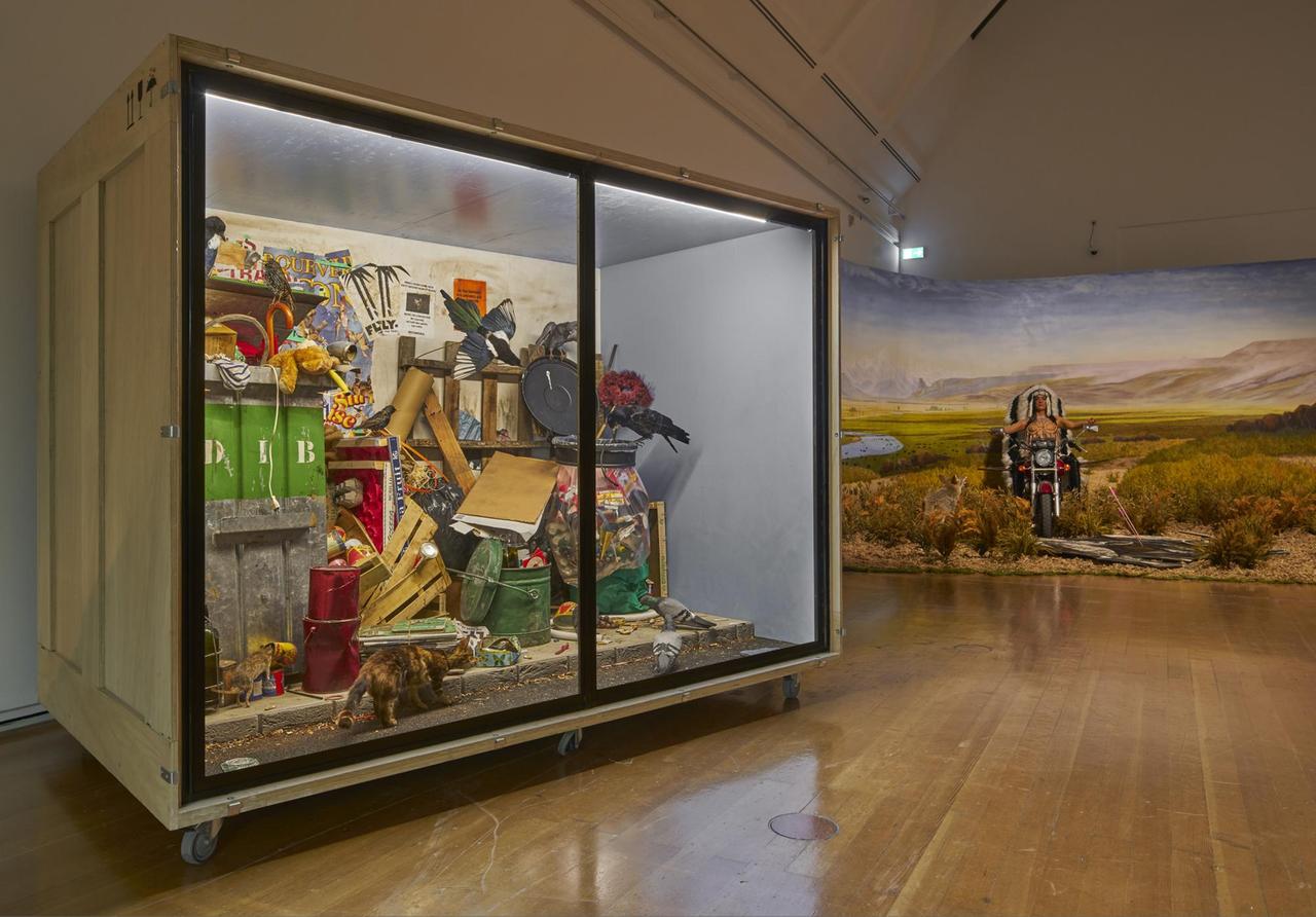 Ausstellungsansicht aus "Diorama. Erfing einer Illusion" in der Frankfurter Schirn-Kunsthalle. Ausstellungsansicht aus "Diorama. Erfing einer Illusion" in der Frankfurter Schirn-Kunsthalle.