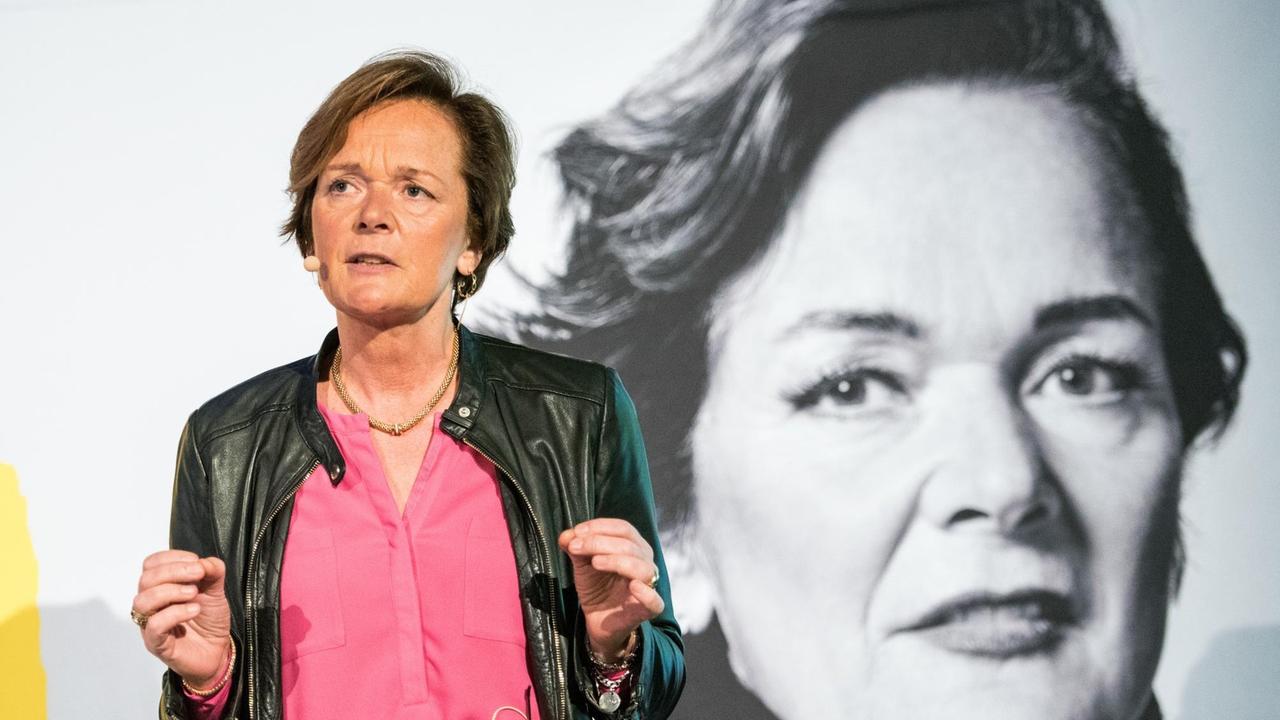 Anna von Treuenfels-Frowein, FDP-Spitzenkandidatin für die Hamburger Bürgerschaftswahl 2020 spricht während einer Veranstaltung zum Auftakt des Wahlkampfes. Anna von Treuenfels-Frowein, FDP-Spitzenkandidatin für die Hamburger Bürgerschaftswahl 2020 spricht während einer Veranstaltung zum Auftakt des Wahlkampfes.