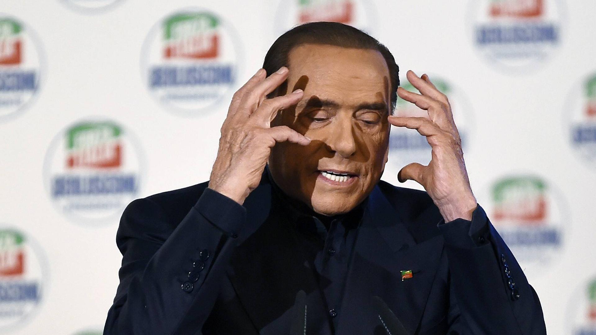 Wieder im Wahlkampfmodus: Silvio Berlusconi Wieder im Wahlkampfmodus: Silvio Berlusconi