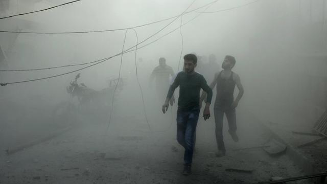 Luftangriff auf Aleppo im August 2016
