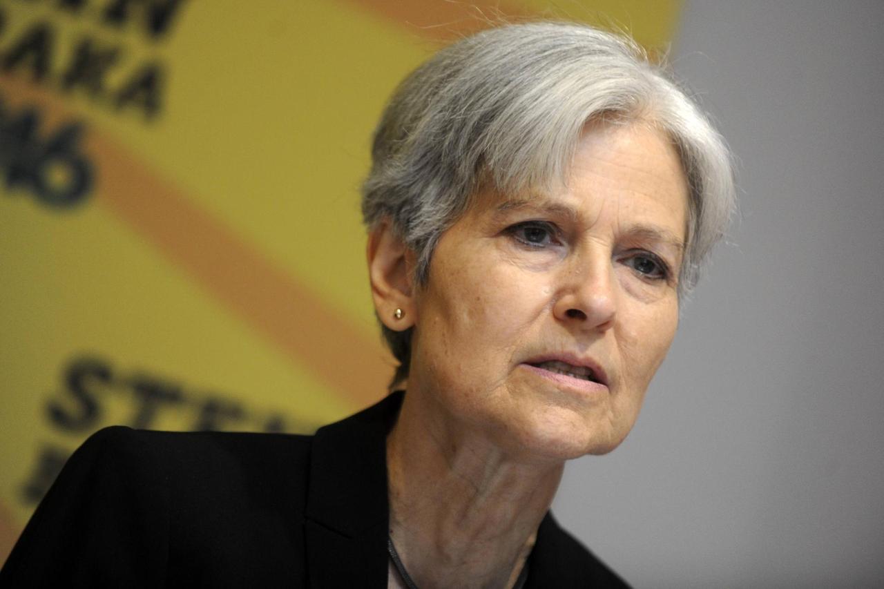 Jill Stein bei einer Wahlkampfrede im Hotel Holiday Inn Lower East Side, New York. Jill Stein bei einer Wahlkampfrede im Hotel Holiday Inn Lower East Side, New York.