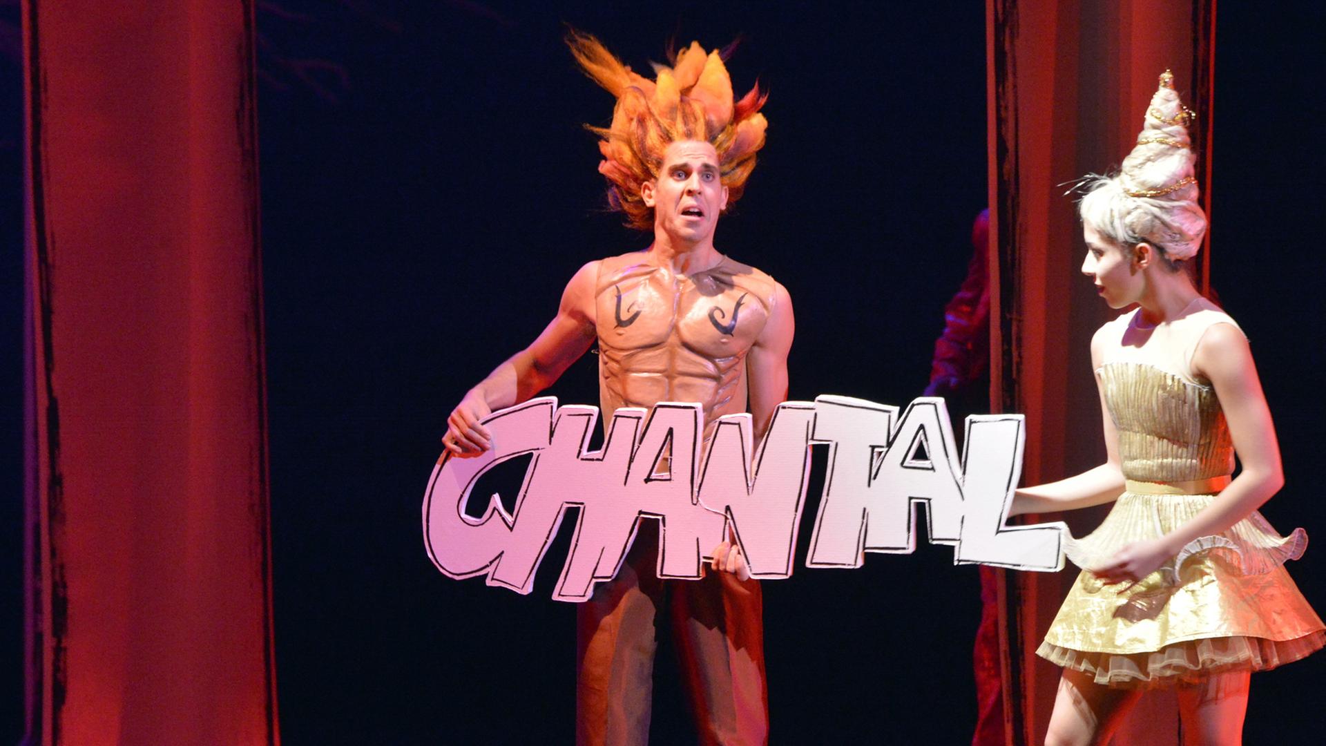 Rumpelstilzchen - in einer Probe der Leipziger Oper wird das Märchen der Gebrüder Grimm vom Ballett des Hauses getanzt. Dabei zeigt die Koenigstochter dem Rumpelstilzchen verschiedene Vornamen. Rumpelstilzchen - in einer Probe der Leipziger Oper wird das Märchen der Gebrüder Grimm vom Ballett des Hauses getanzt. Dabei zeigt die Koenigstochter dem Rumpelstilzchen verschiedene Vornamen.