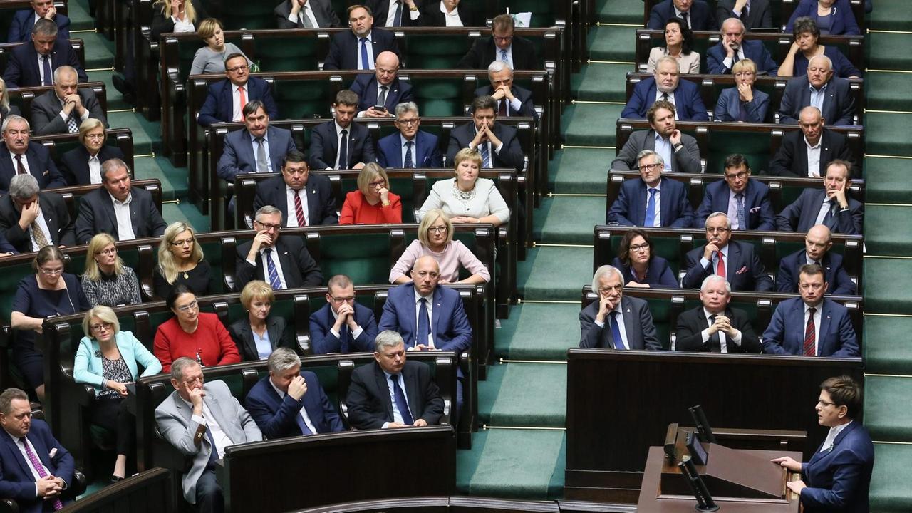 Das polnische Parlament. Das polnische Parlament.