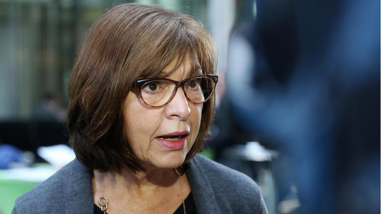 Die Fraktionsvorsitzende der Grünen / Europäische Freie Allianz im Europaparlament, Rebecca Harms. Die Fraktionsvorsitzende der Grünen / Europäische Freie Allianz im Europaparlament, Rebecca Harms.