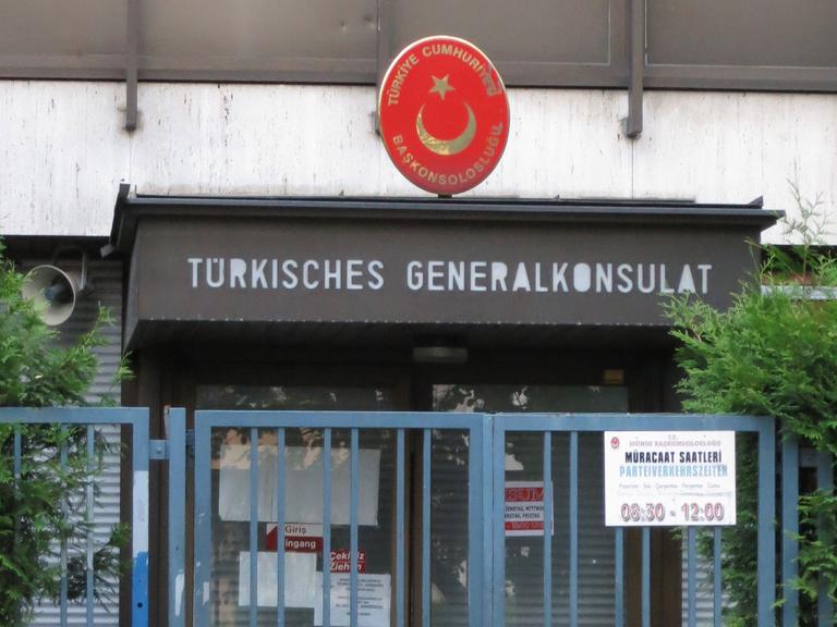 Das Gebäude des türkischen Generalkonsulats in der Menzinger Straße in München