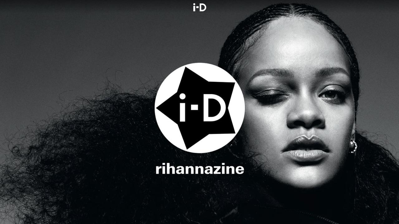 Popsängerin Rihanna auf dem Cover des Lifestylemagazins "i-D". Popsängerin Rihanna auf dem Cover des Lifestylemagazins "i-D".
