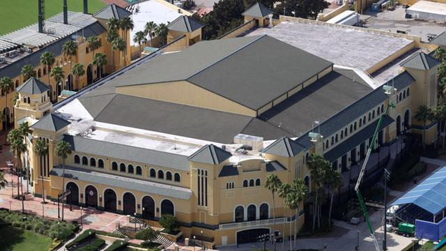 Das Field House, eine der Hallen für die NBA-Playoffs im Disney-World-Komplex in Orlando/Florida