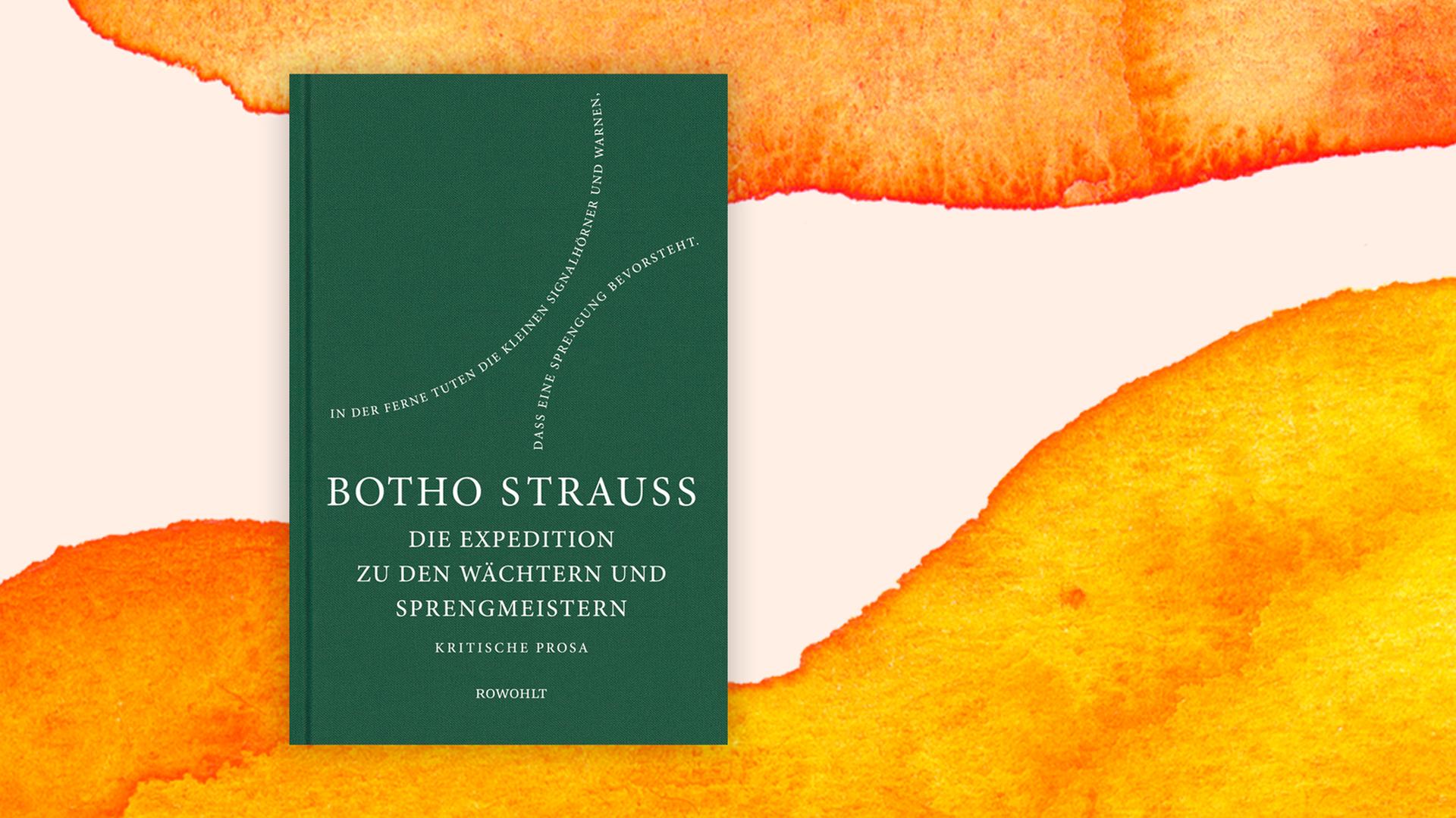 Dunkelgrünes Buchcover vor einem Aquarell-Hintergrund. Dunkelgrünes Buchcover vor einem Aquarell-Hintergrund.