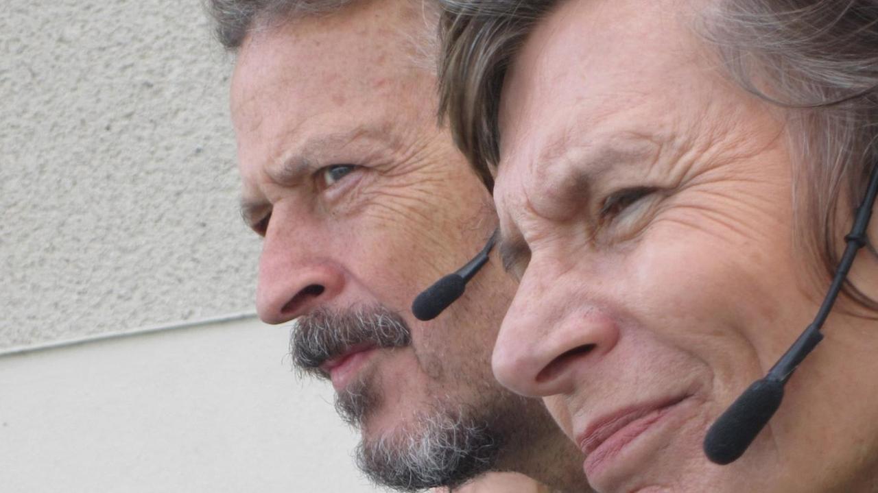 Wolfgang Niedecken und Renate Schönfelder. Wolfgang Niedecken und Renate Schönfelder.