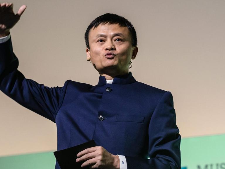 Der Chinesische Medienunternehmer und Milliardär Jack Ma