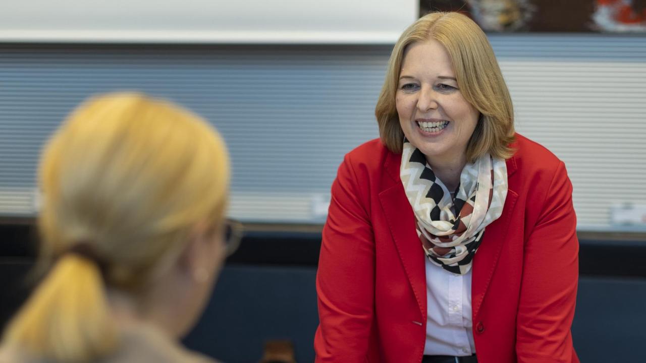 Die designierte Bundestagspräsidentin Bärbel Bas am 25.01.2021 Die designierte Bundestagspräsidentin Bärbel Bas am 25.01.2021