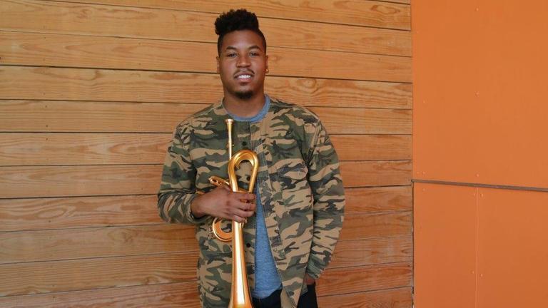 Christian Scott, Trompeter aus New Orleans. Christian Scott, Trompeter aus New Orleans.