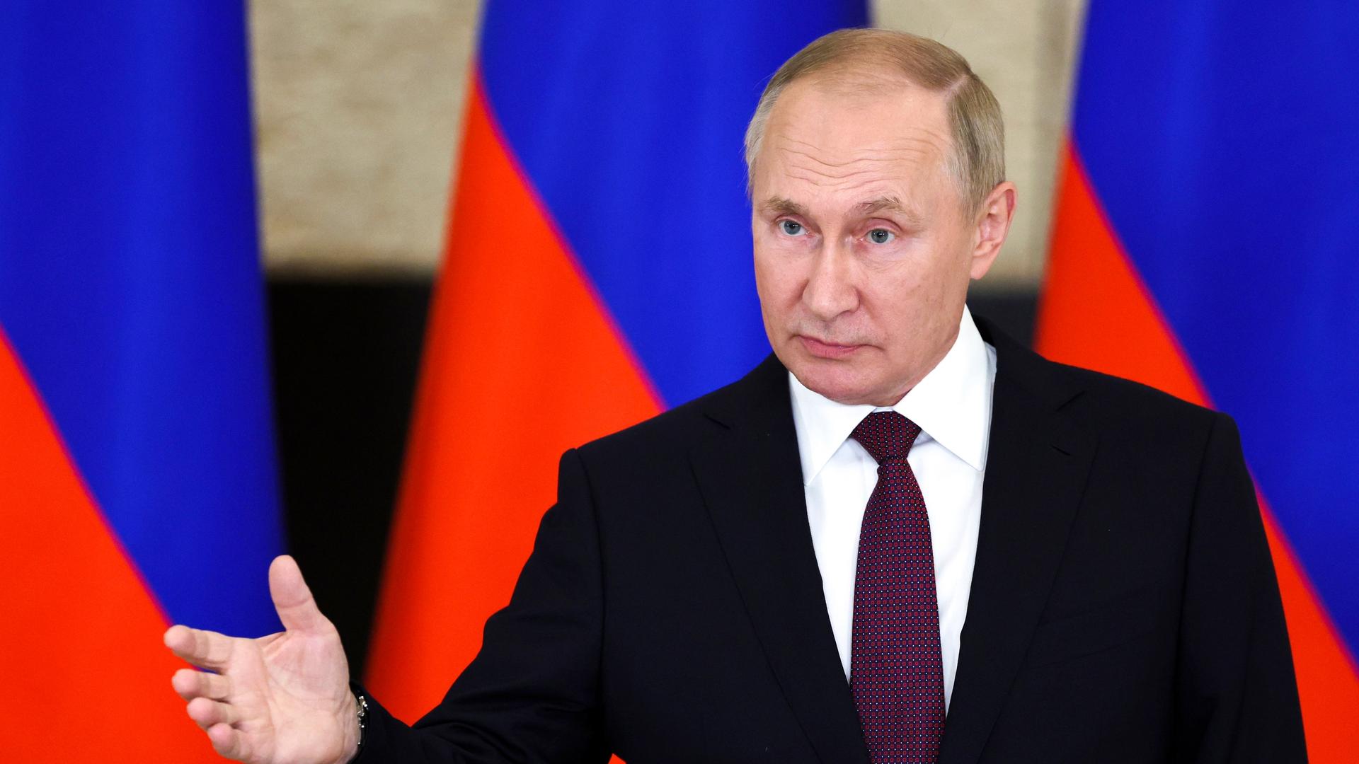 Der russische Staatschef Wladimir Putin Der russische Staatschef Wladimir Putin