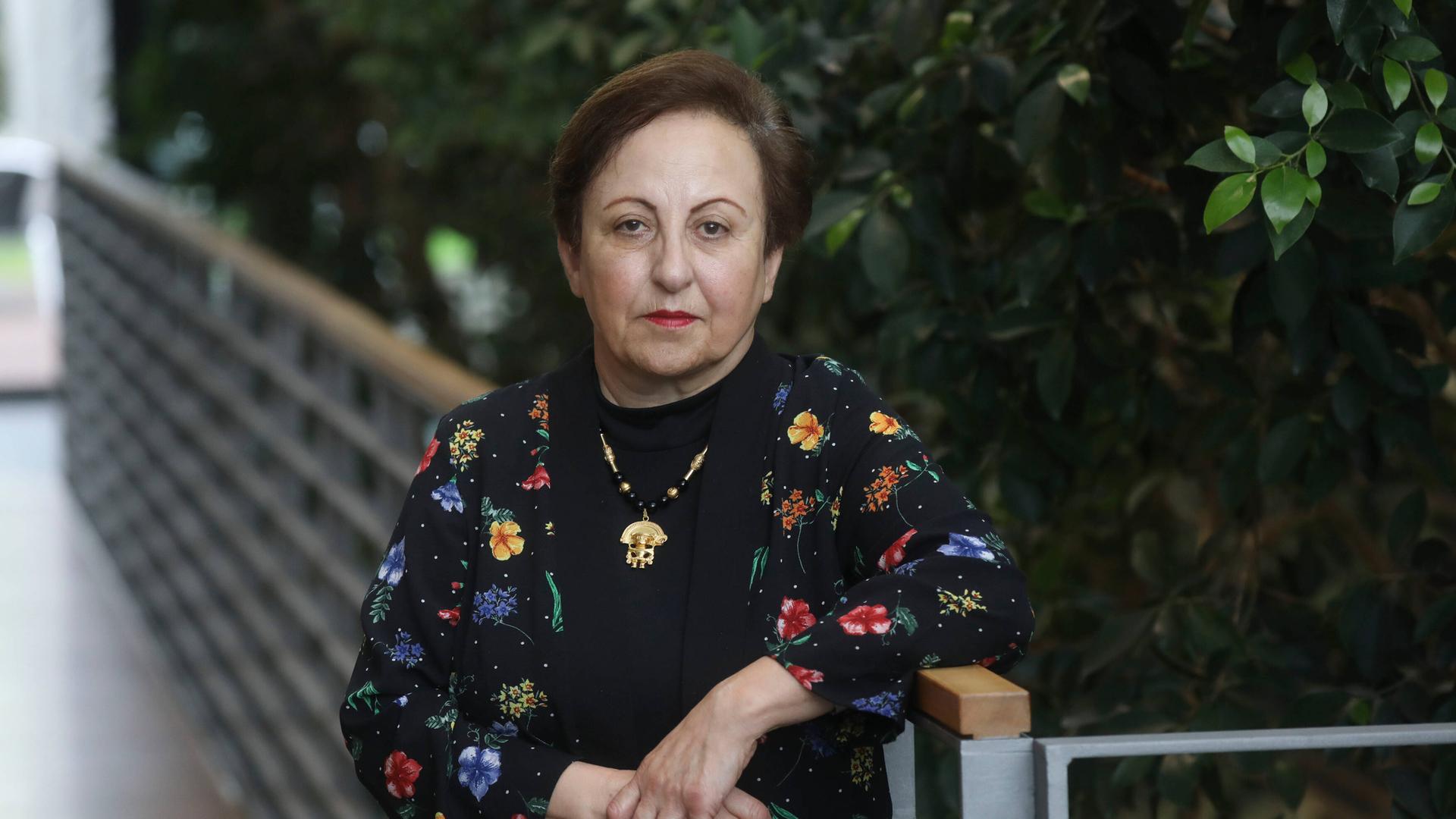 Shirin Ebadi, Friedensnobelpreisträgerin und iranischen Menschenrechtsverteidigerin Shirin Ebadi, Friedensnobelpreisträgerin und iranischen Menschenrechtsverteidigerin