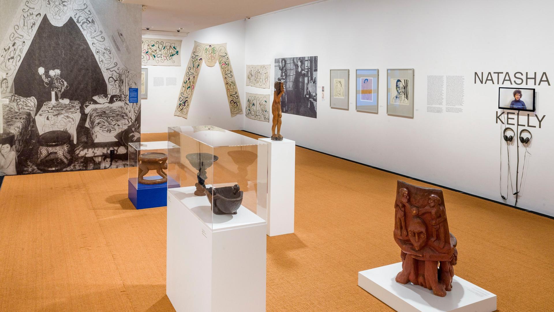 Ausstellungsansicht "Whose Expression?" im Brücke-Museum. Ausstellungsansicht "Whose Expression?" im Brücke-Museum.