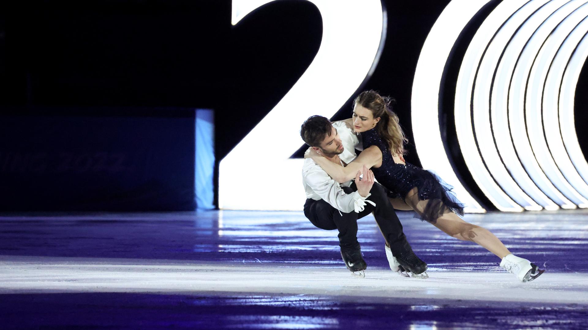Gabriella Papadakis und Guillaume Cizeron bei den Olympischen Spielen Gabriella Papadakis und Guillaume Cizeron bei den Olympischen Spielen