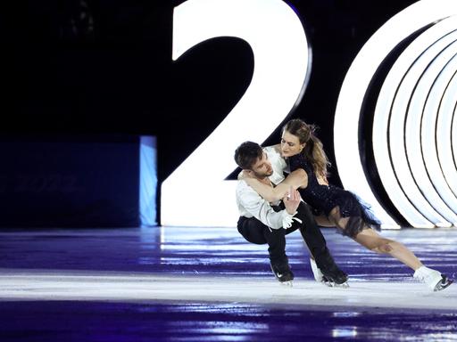 Gabriella Papadakis und Guillaume Cizeron bei den Olympischen Spielen Gabriella Papadakis und Guillaume Cizeron bei den Olympischen Spielen