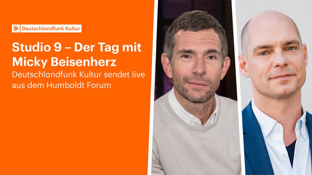 Studio 9 - Der Tag mit Micky Beisenherz live aus dem Humboldt Forum Berlin. Studio 9 - Der Tag mit Micky Beisenherz live aus dem Humboldt Forum Berlin.