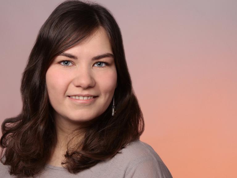 Porträt von Angela Berger. Porträt von Angela Berger.