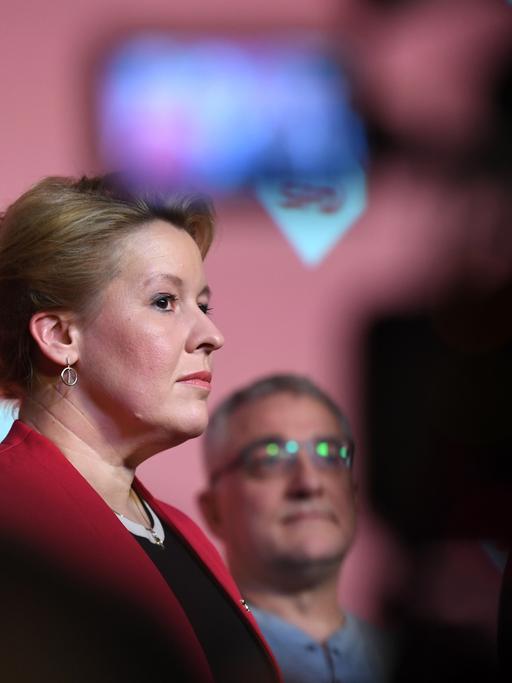 Franziska Giffey (SPD), Regierende Bürgermeisterin von Berlin und Spitzenkandidatin der Berliner SPD,