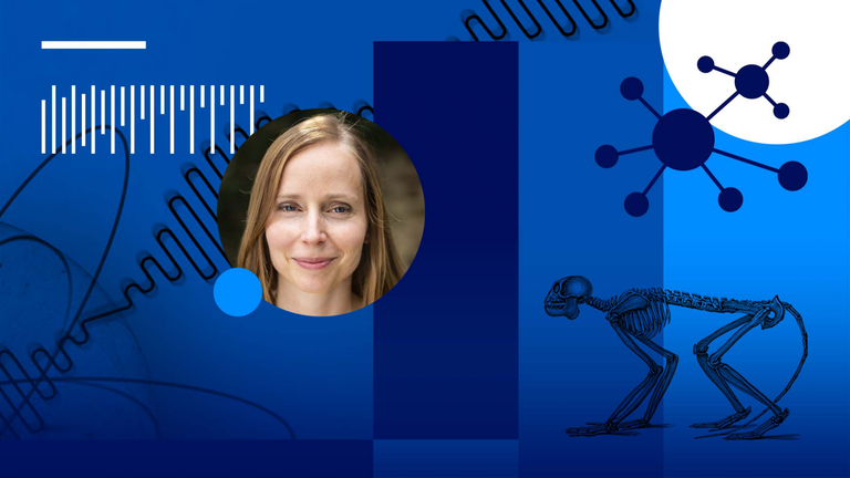 Das Logo des Wissenschaftspodcast Deep Science zeigt die Autorin Sophie Stigler in einer Bildcollage aus wissenschaftlichen Zeichnungen Das Logo des Wissenschaftspodcast Deep Science zeigt die Autorin Sophie Stigler in einer Bildcollage aus wissenschaftlichen Zeichnungen