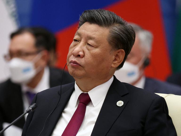 Der chinesische Staatschef Xi Jinping im Porträt.