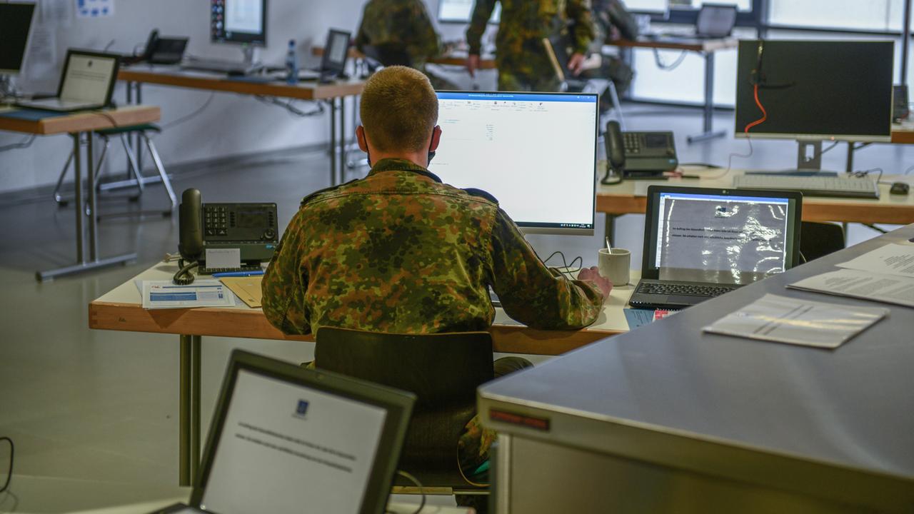 Die Bundeswehr im Einsatz bei der Corona-Nachverfolgung