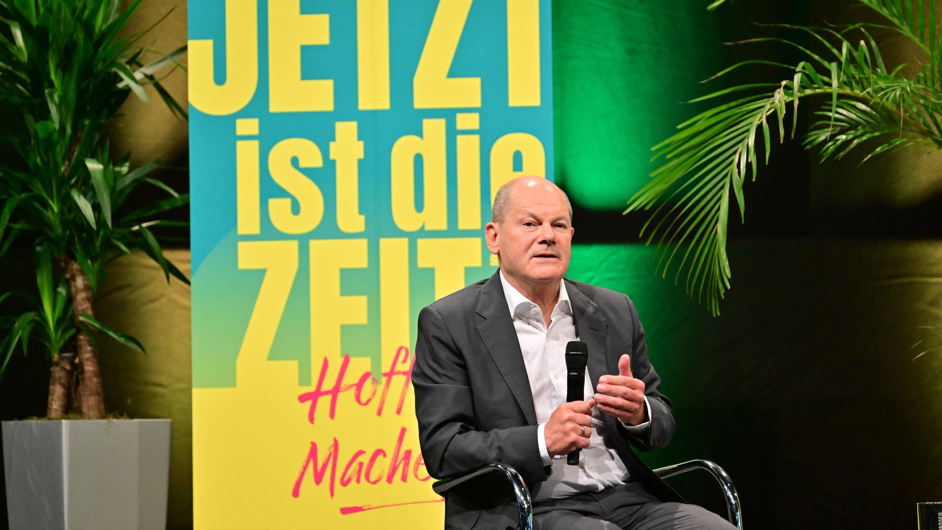 Evangelischer Kirchentag - Scholz verteidigt geplante Verschärfung des EU-Asylrechts