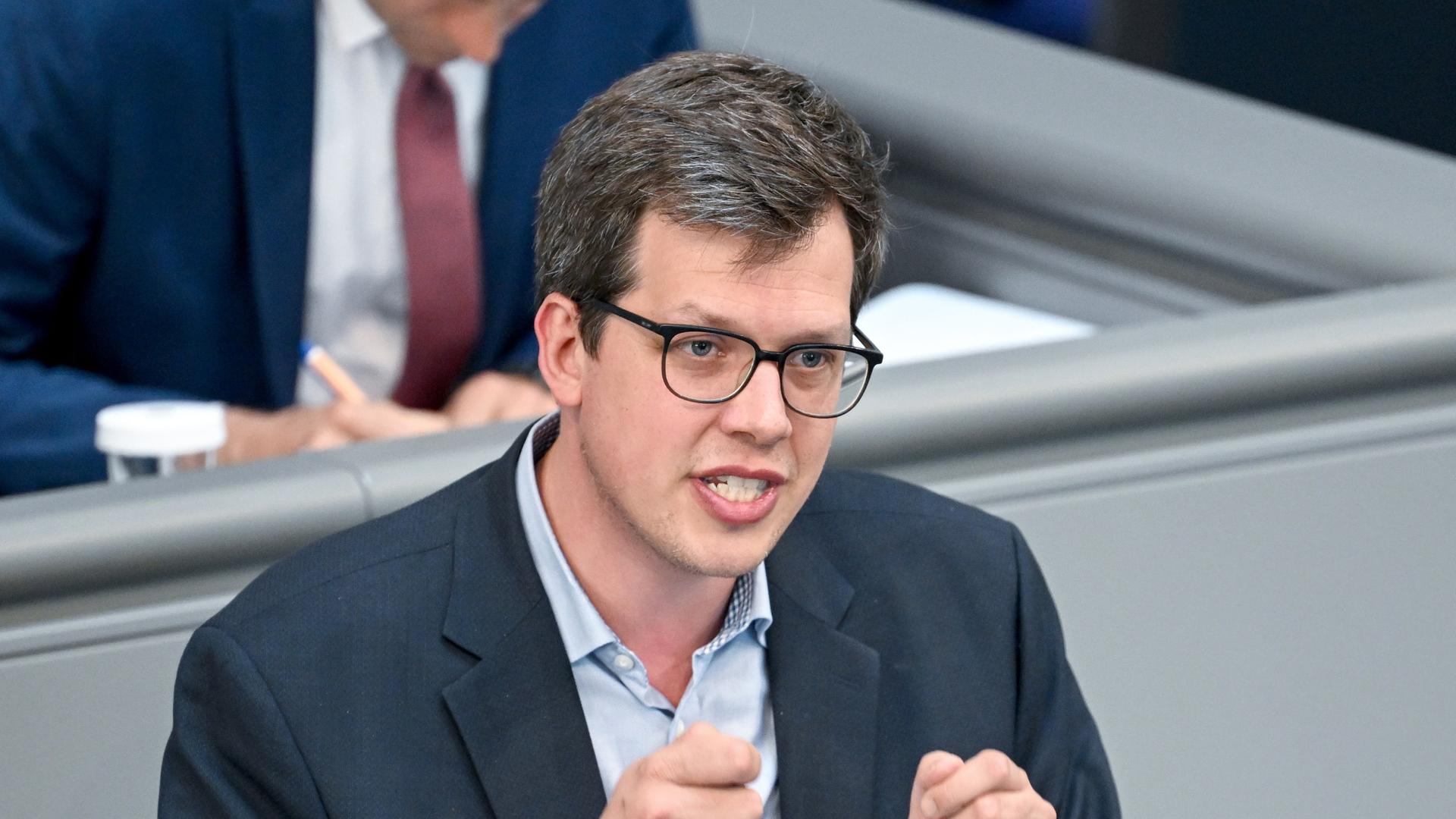 Lukas Köhler (FDP) spricht im Deutschen Bundestag