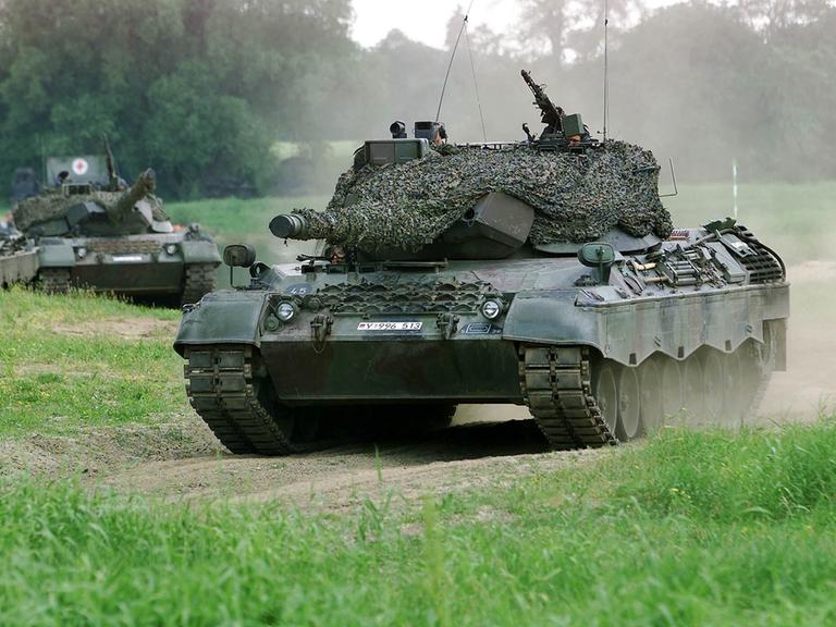 Panzer des Typs Leopard 1.