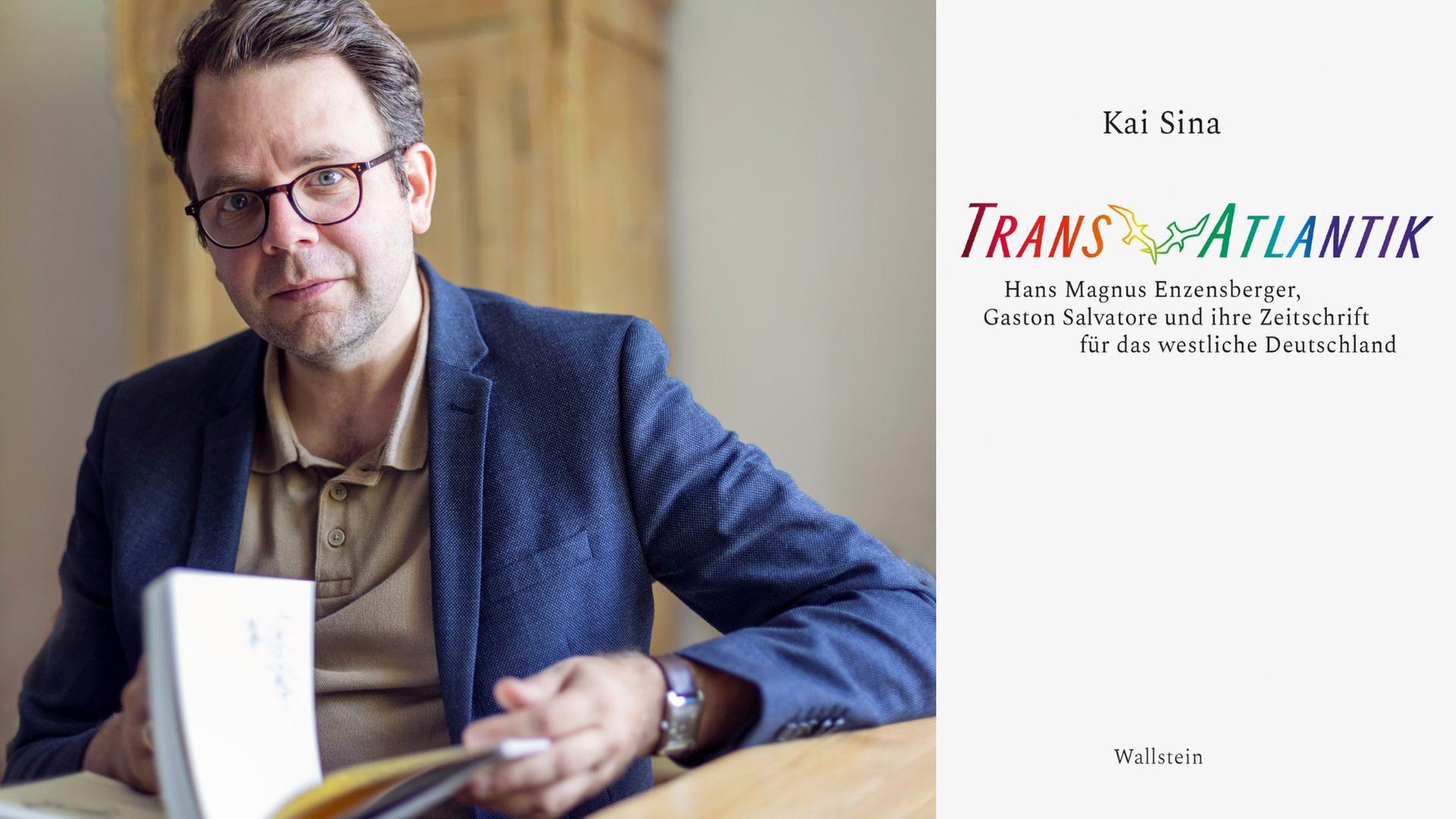 Kai Sina: "Transatlantik"
Zu sehen sind der Autor und das Buchcover Kai Sina: "Transatlantik"
Zu sehen sind der Autor und das Buchcover