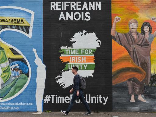 International Wall in Belfast, Nordirland 