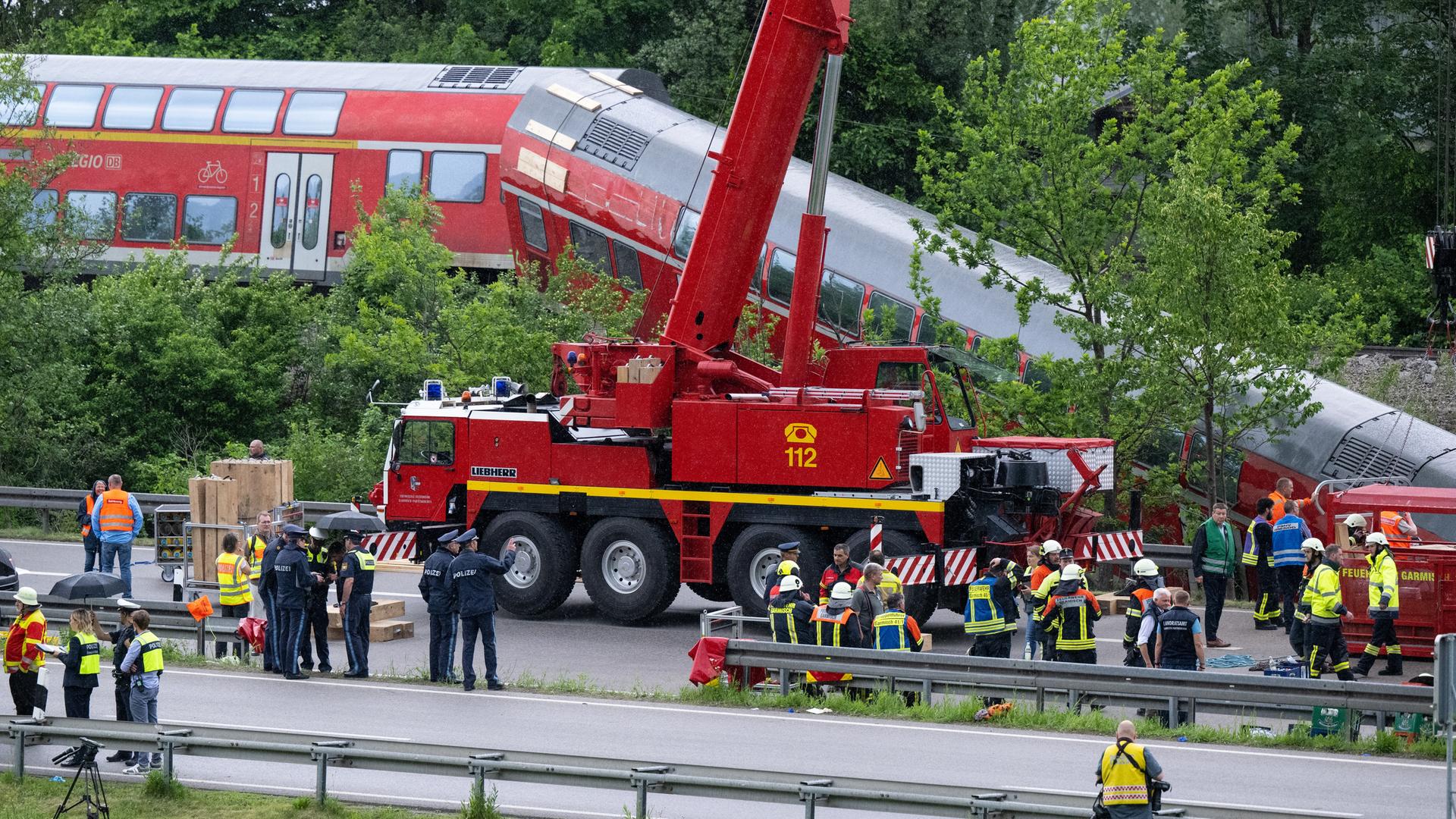 Garmisch-Partenkirchen - Zwischenbericht: Betonschwellen Ursache für Zugunglück