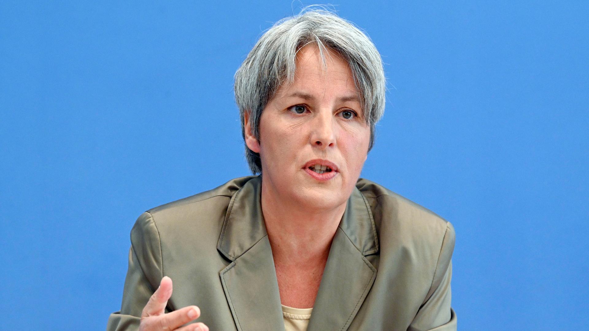 Kerstin Claus im Haus der Bundespressekonferenz. Berlin, 30.05.2022