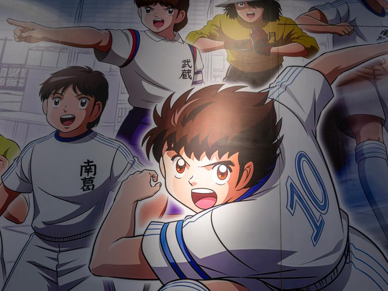 Interior view of the Captain Tsubasa-themed exhibition at a shopping mall in Shanghai, China, 9 July 2019. Captain Tsubasa is a Japanese manga series, which mainly revolves around the sport of association football focusing on Tsubasa Oozora.