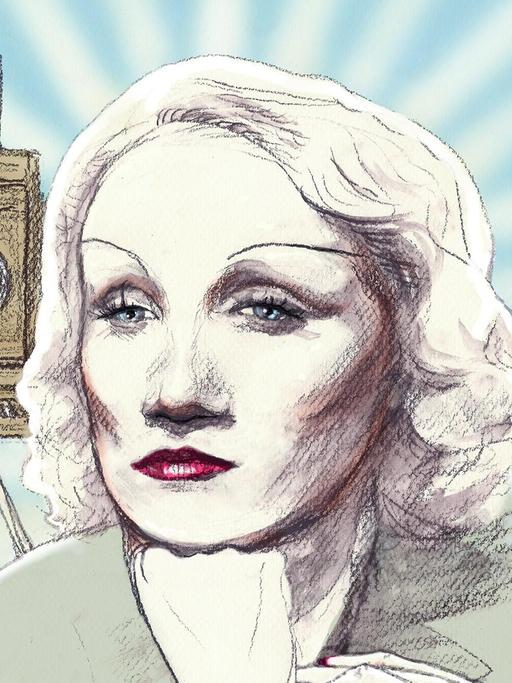 Das Buchcover von "Marlene Dietrich"